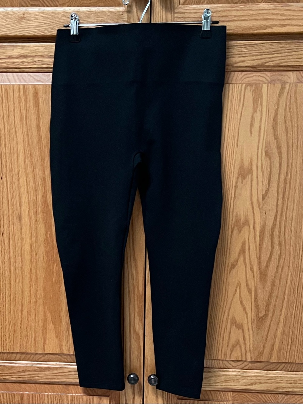 SPANX Women’s Black High-Waist Leggings, GUC, Size L